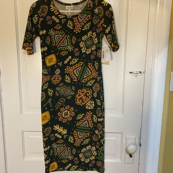 LULAROE NEW JULIA DRESS XS - Picture 1 of 2